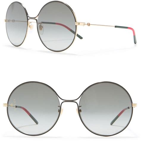 gucci 58mm gradient round sunglasses|boots gucci sunglasses.